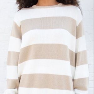 BRANDY BRIANNA STRIPED SWEATER ! 🤍